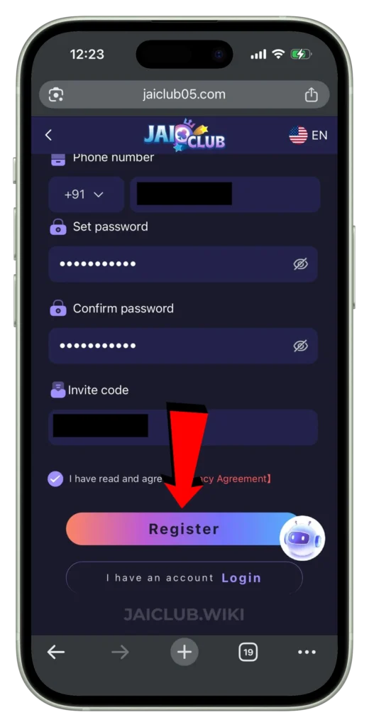 JAICLUB-REGISTER